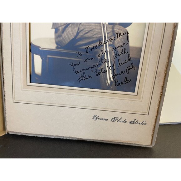 Signed Vintage Photograph Of Swing Band Trombone Player Earle Spencer - Picture 9 of 13